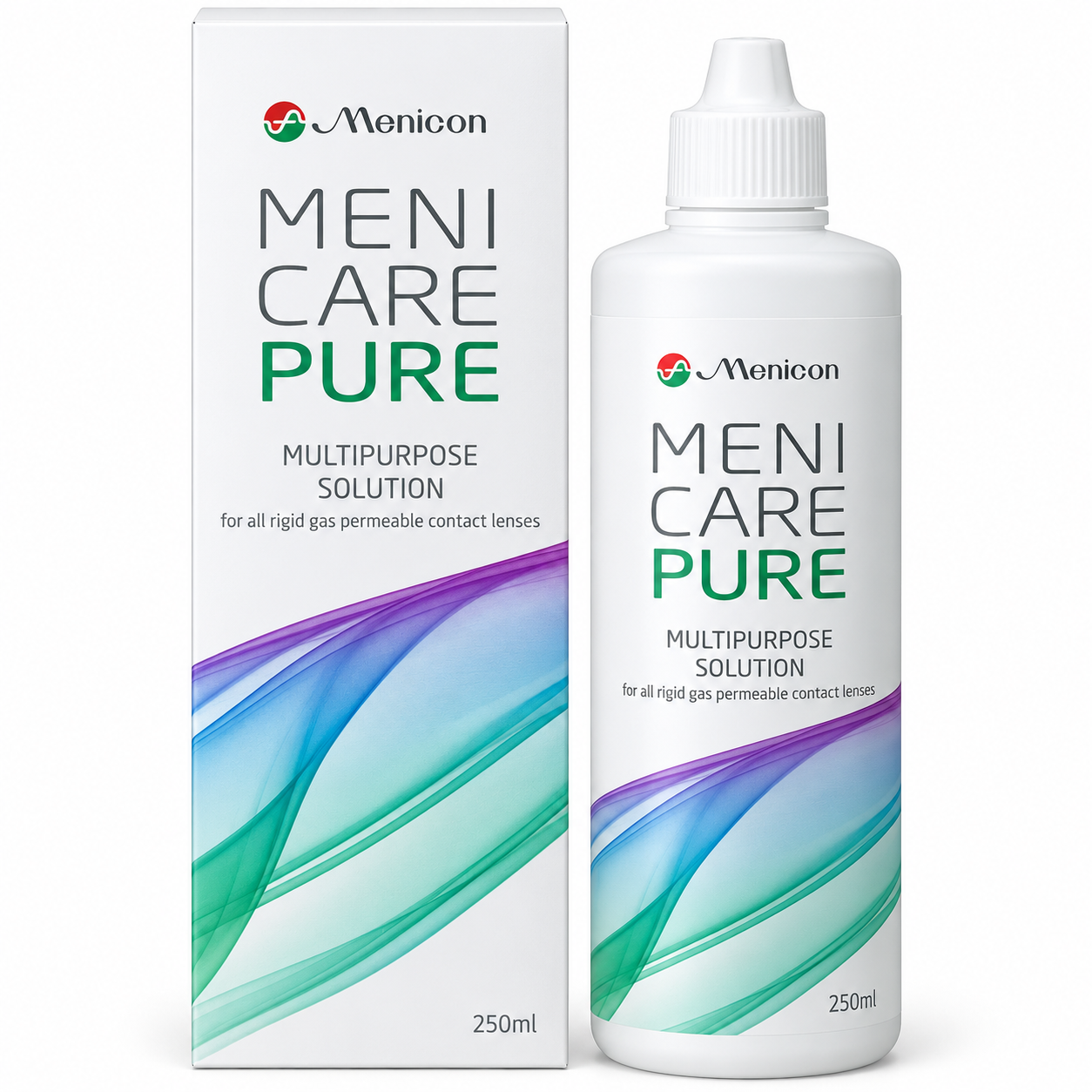Menicon MeniCare Pure 250 ml – محلول للعدسات الصلبة