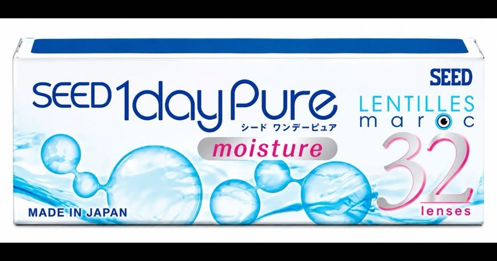 SEED 1dayPure – Lentilles journalières (boîte de 32)