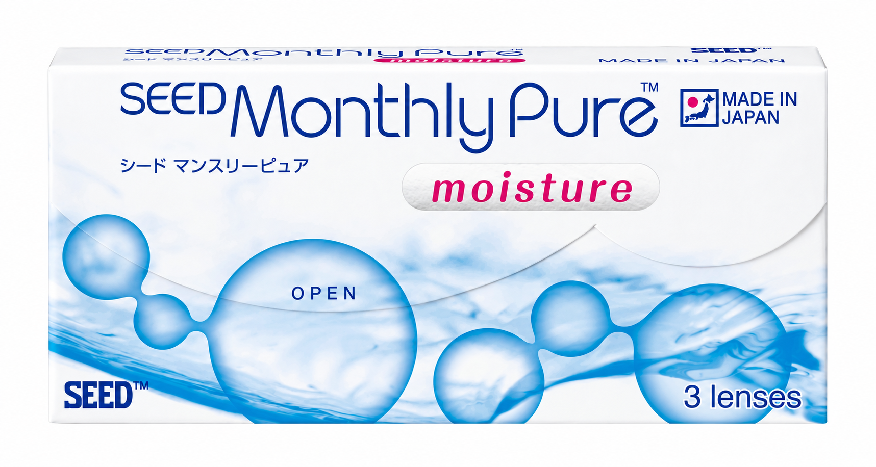 SEED MonthlyPure moisture – Lentilles de contact mensuelles